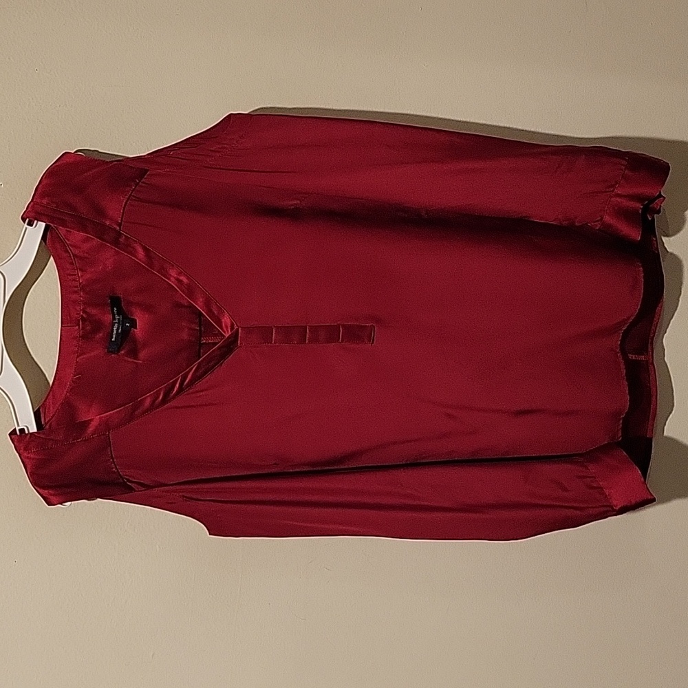 Nanette Lepore Red Cold Shoulder Top